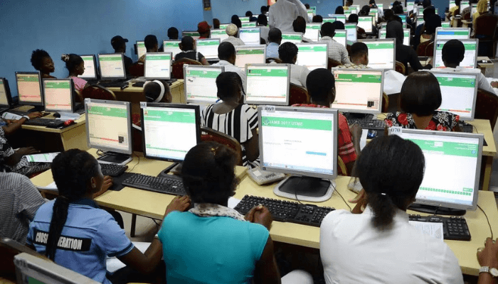 Candidates registering for JAMB